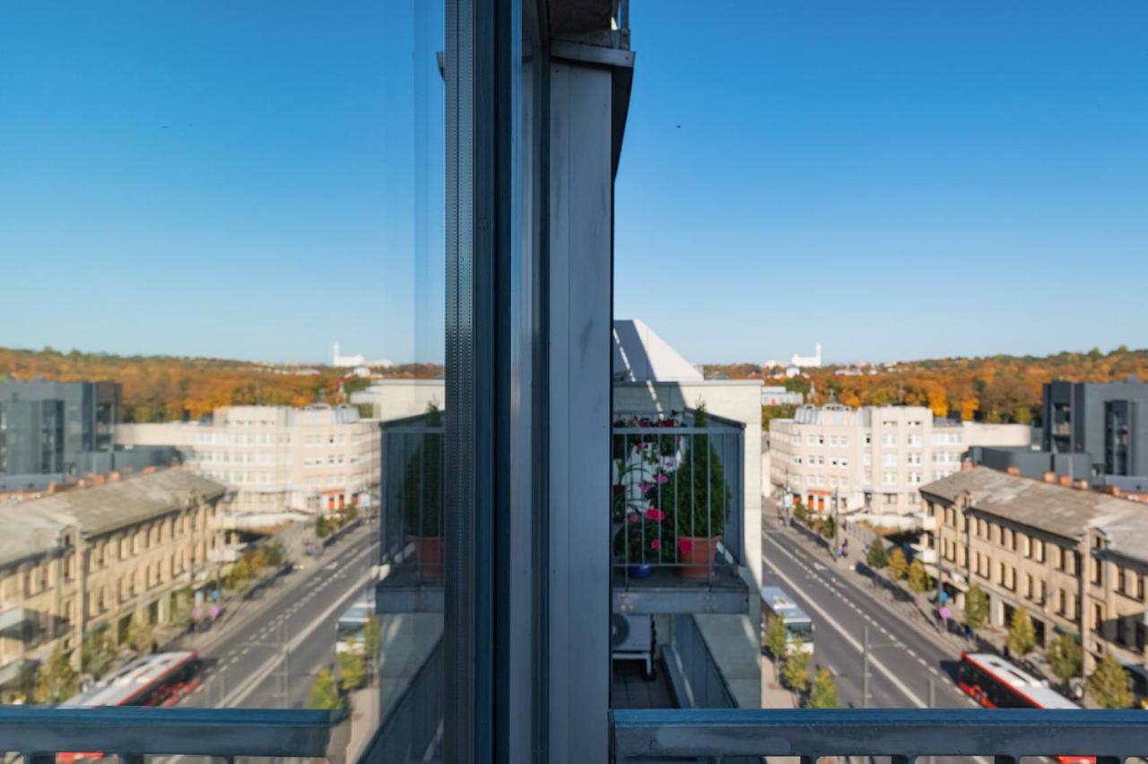 Panoramic City Centre Apartment By Polo Apartments Kaunas Exterior foto