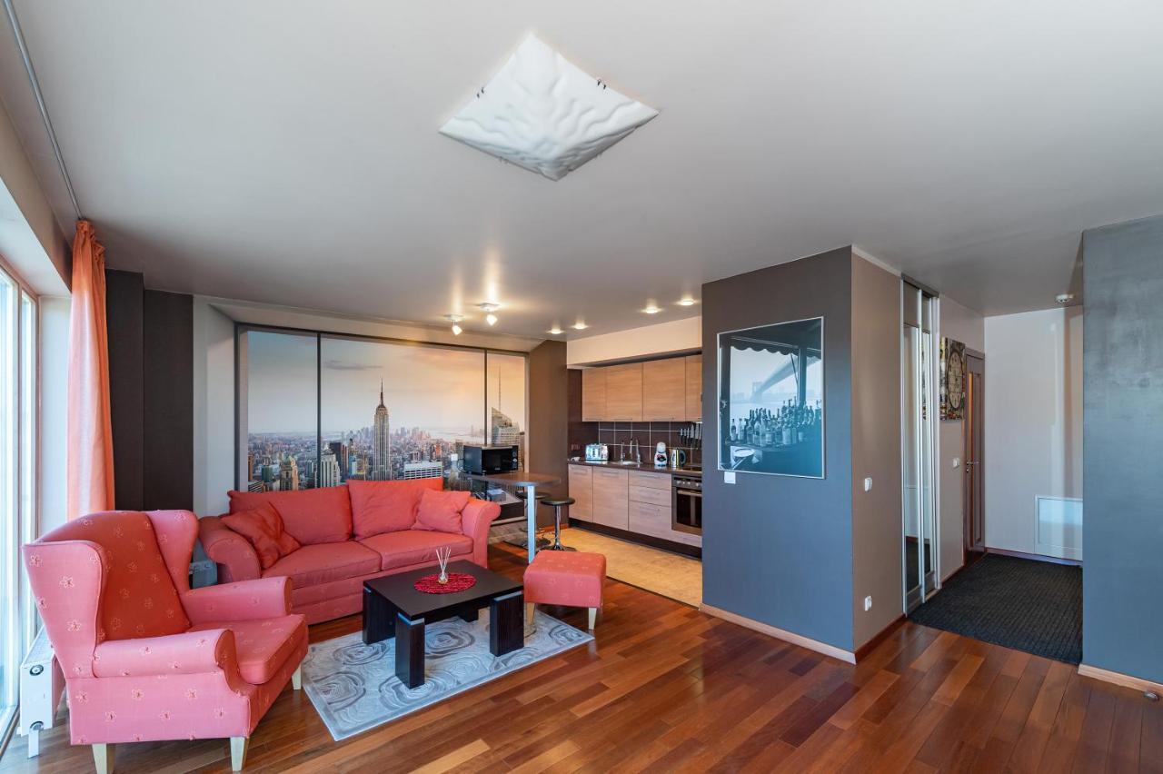 Panoramic City Centre Apartment By Polo Apartments Kaunas Exterior foto